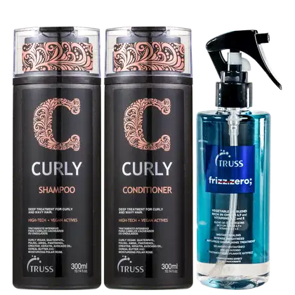 Imagem do produto Kit TRUSS Frizz Zero Curly (3 Produtos)