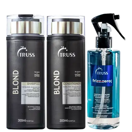 Imagem do produto Kit TRUSS Frizz Zero Blond (3 Produtos)