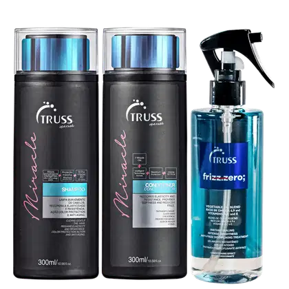 Imagem do produto Kit TRUSS Frizz Zero Miracle (3 Produtos)