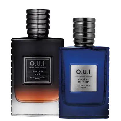 Imagem do produto Conjunto Iconique 001 & Rivière Bleue O.U.i Masculino – Eau de Parfum 75ml + Eau de Parfum 30ml