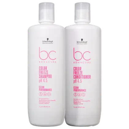 Imagem do produto Kit Schwarzkopf Professional BC Bonacure Clean Performance Color Freeze Profissional Duo (2 Produtos)