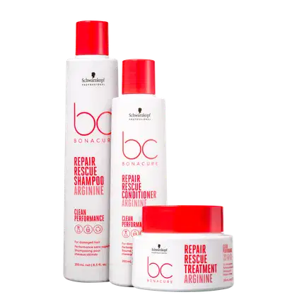 Imagem do produto Kit Schwarzkopf Professional BC Bonacure Clean Performance Repair Rescue Tri (3 Produtos)