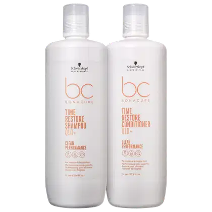 Imagem do produto Kit Schwarzkopf Professional BC Bonacure Clean Performance Time Restore Duo Super (2 Produtos)