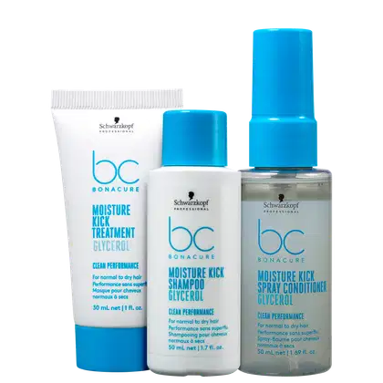 Imagem do produto Kit Schwarzkopf Professional BC Bonacure Clean Performance Moisture Kick (3 Produtos)