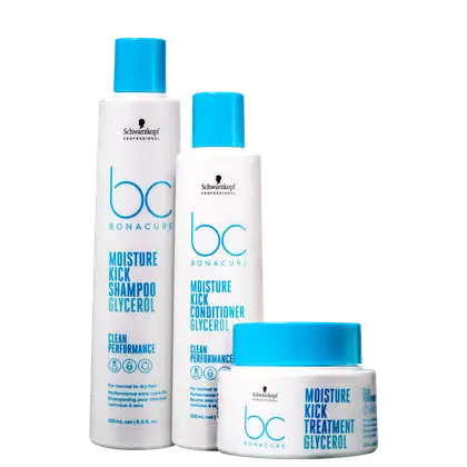 Imagem do produto Kit Schwarzkopf Professional BC Bonacure Clean Performance Moisture Kick Trio (3 Produtos)