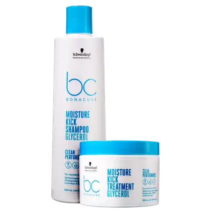 Imagem do produto Kit Schwarzkopf Professional BC Bonacure Clean Performance Moisture Kick Duo Super (2 Produtos)