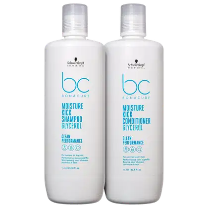 Imagem do produto Kit Schwarzkopf Professional BC Bonacure Clean Performance Moisture Kick Super Duo (2 Produtos)