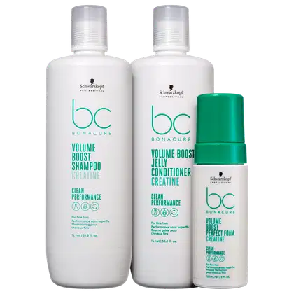 Imagem do produto Kit Schwarzkopf Professional BC Bonacure Clean Performance Volume Boost Trio (3 Produtos)