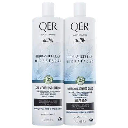 Imagem do produto Kit Griffus QÉR Beauty Cosmetics Hidramicellar Duo (2 Produtos)
