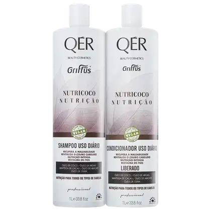 Imagem do produto Kit Griffus QÉR Beauty Cosmetics Nutricoco Duo (2 Produtos)