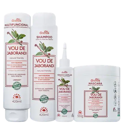 Imagem do produto Kit Griffus Vou de Jaborandi Completo (4 Produtos)