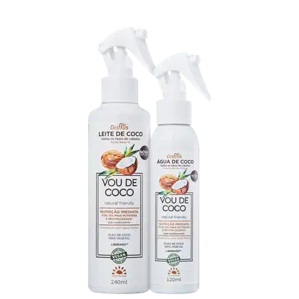 Imagem do produto Kit Griffus Vou de Coco Água de Coco Tratamentos (2 Produtos)