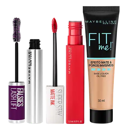 Imagem do produto Kit Maybelline Make Up (3 Produtos)