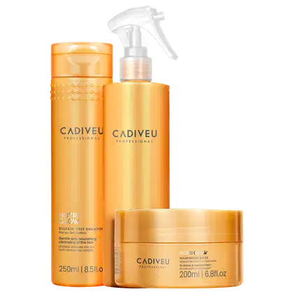 Imagem do produto Kit Cadiveu Professional Nutri Glow Triplo (3 Produtos)