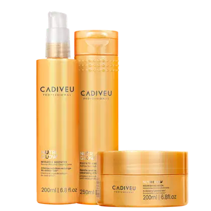Imagem do produto Kit Cadiveu Professional Nutri Glow Trio (3 Produtos)