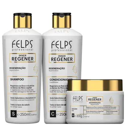Imagem do produto Kit Felps Professional Inner Regener Trio Treatment (3 produtos)