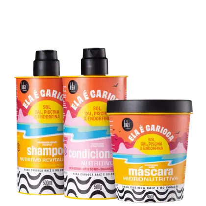 Imagem do produto Kit Lola Cosmetics Ela é Carioca Sol, Sal, Piscina & Endorfina Trio (3 Produtos)
