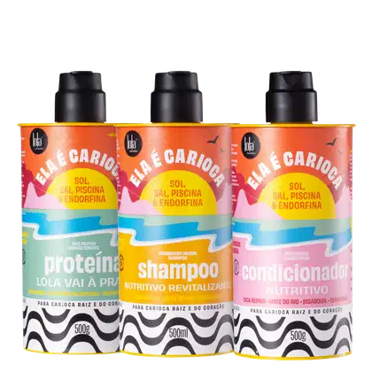 Imagem do produto Kit Lola Cosmetics Ela é Carioca Sol, Sal, Piscina & Endorfina Trio Super (3 Produtos)
