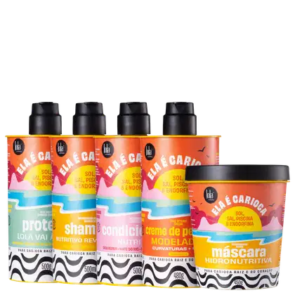 Imagem do produto Kit Lola Cosmetics Ela é Carioca Sol, Sal, Piscina & Endorfina Proteína + 4ABC (5 Produtos)