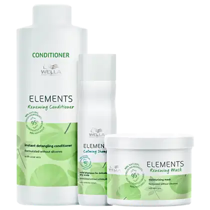 Imagem do produto Kit Wella Professionals Elements Calming + Renewing Trio Super Salon (3 Produtos)