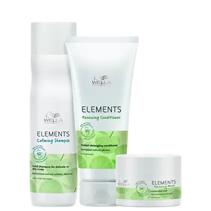 Imagem do produto Kit Wella Professionals Elements Calming + Renewing Trio (3 Produtos)