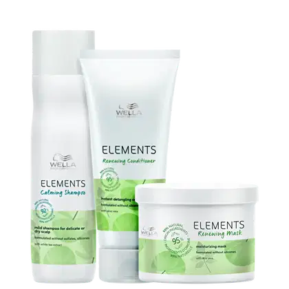 Imagem do produto Kit Wella Professionals Elements Calming + Renewing Trio Super (3 Produtos)