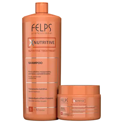Imagem do produto Kit Felps Professional XNutritive Treatment Salon (2 Produtos)