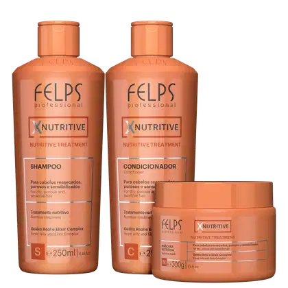 Imagem do produto Kit Felps Professional XNutritive Trio Plus (3 Produtos)