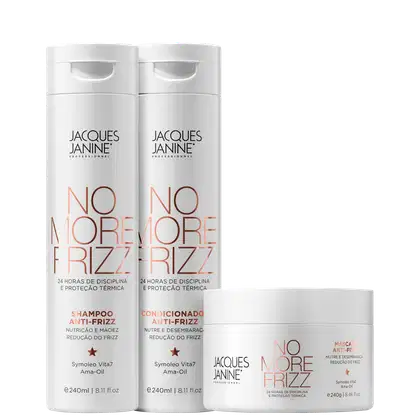 Imagem do produto Kit Jacques Janine Professionnel No More Frizz Trio (3 Produtos)