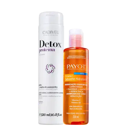 Imagem do produto Kit Beleza na Web Detox Proteína + Vitamina C  (2 Produtos)