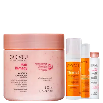 Imagem do produto Kit Beleza na Web Hair Remedy + Vitamina C  (4 Produtos)