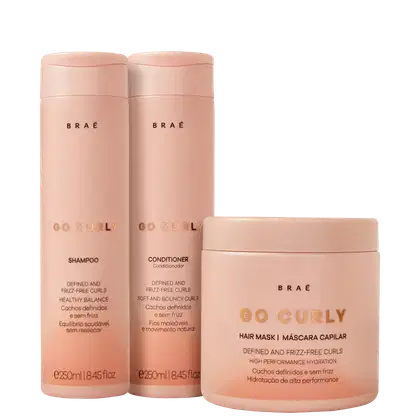Imagem do produto Kit Braé Go Curly Triple (3 Produtos)