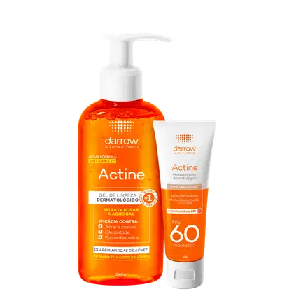 Imagem do produto Kit Darrow Actine Limpeza Antioleosidade & Proteção (2 Produtos)