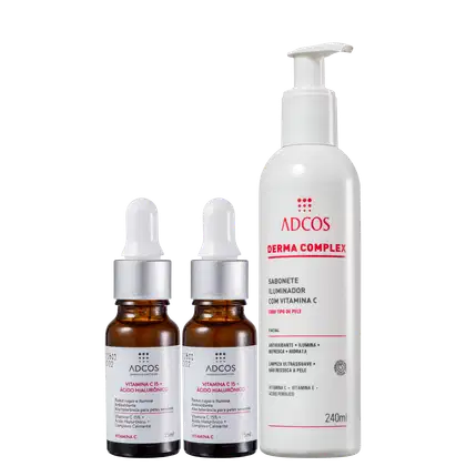 Imagem do produto Kit Adcos Tratamento Boost Facial (3 Produtos)