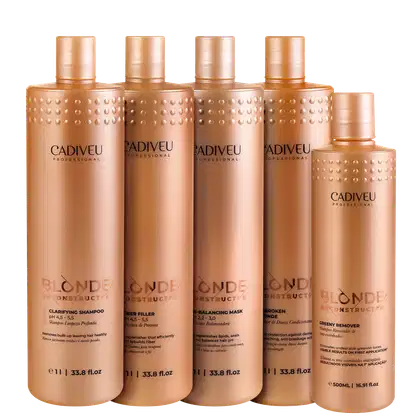 Imagem do produto Kit Cadiveu Blonde Reconstructor Salon Completo (5 Produtos)