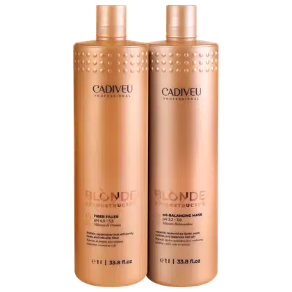 Imagem do produto Kit Cadiveu Professional Blonde Reconstructor Salon Mask Duo (2 Produtos)