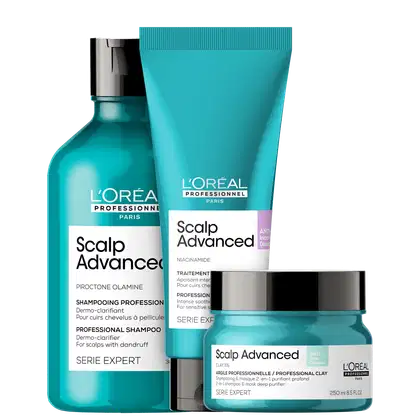 Imagem do produto Kit L'Oréal Professionnel Serie Expert Scalp Advanced Protocolo Anticaspa (3 Produtos)