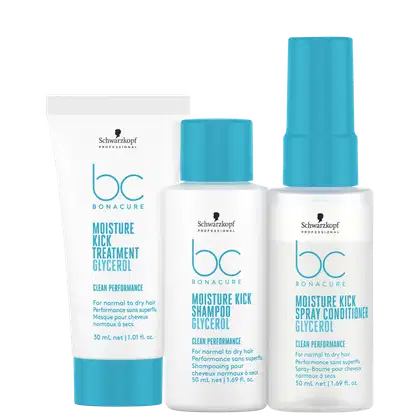 Imagem do produto Kit Schwarzkopf Professional BC Bonacure Clean Performance Moisture Kick Mini Trio (3 Produtos)