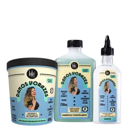 Imagem do produto Kit Lola Cosmetics Danos Vorazes Tripla Ação (3 Produtos)