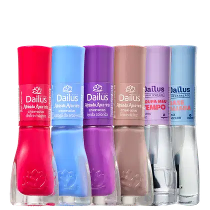 Imagem do produto Kit Dailus Atrás do Arco-Íris + Base + Secante (6 Produtos)