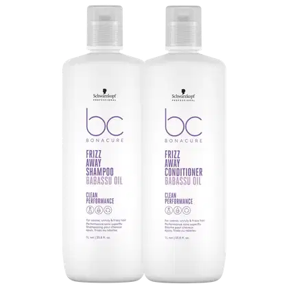 Imagem do produto Kit Schwarzkopf Professional BC Bonacure Clean Performance Frizz Away Dual Treatment (2 Produtos)