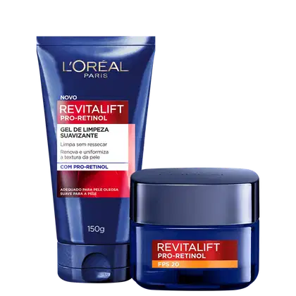 Imagem do produto Kit L'Oréal Paris Revitalift Retinol FPS20 Dupla Ação (2 Produtos)