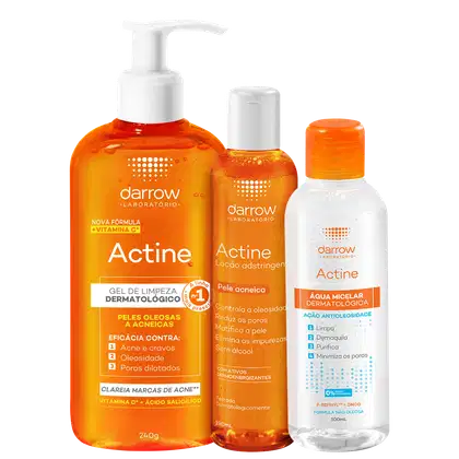 Imagem do produto Kit Darrow Actine Pele Oleosa e Acneica (3 Produtos)