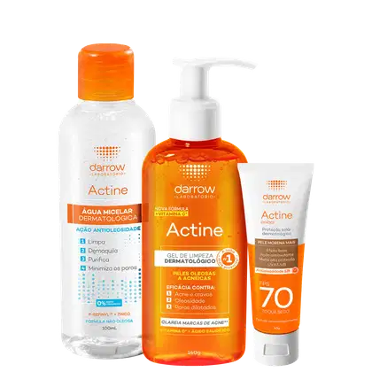 Imagem do produto Kit Darrow Actine & Actine Colors Trio (3 Produtos)