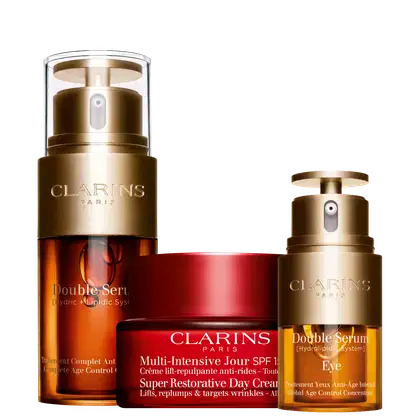 Imagem do produto Kit Clarins Cuidados aos 50 anos Luminosidade e Densidade (3 Produtos)