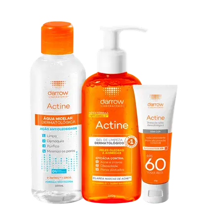 Imagem do produto Kit Darrow Actine Limpeza e Proteção (3 Produtos)