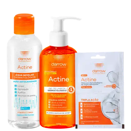 Imagem do produto Kit Darrow Actine Pele Equilibrada (3 Produtos)