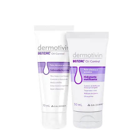 Imagem do produto Kit Dermotivin Benzac Higienização e Hidratação (2 Produtos)