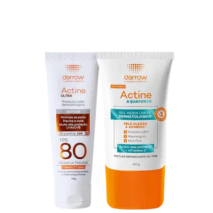 Imagem do produto Kit Darrow Actine Aquaforce Ultra Proteção FPS 80 (2 Produtos)