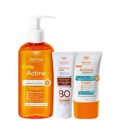 Imagem do produto Kit Darrow Actine Cuidado Completo (3 Produtos)